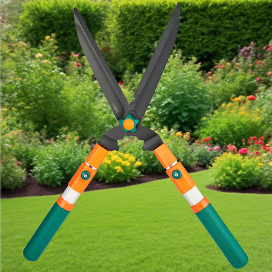 גוזם גדר חיה ידית אלומיניום טלסקופי