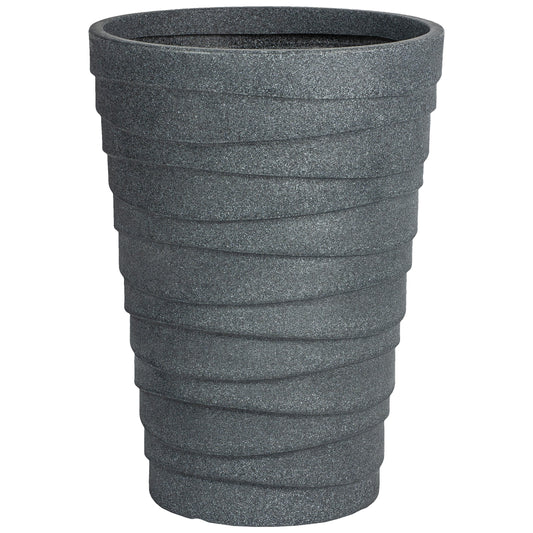 עציץ פלסטיק עגול טרויאני 66*48 ס"מ