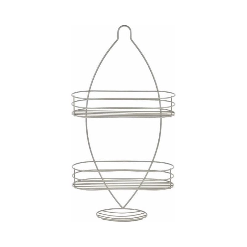 מתלה דו קומתי למקלחון כרום