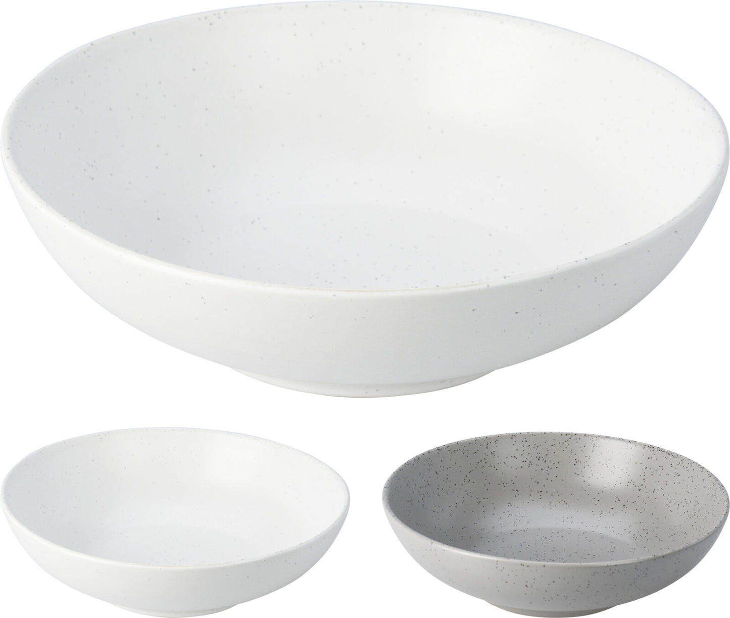 צלחת מרק קרמיקה 18 סמ Grey