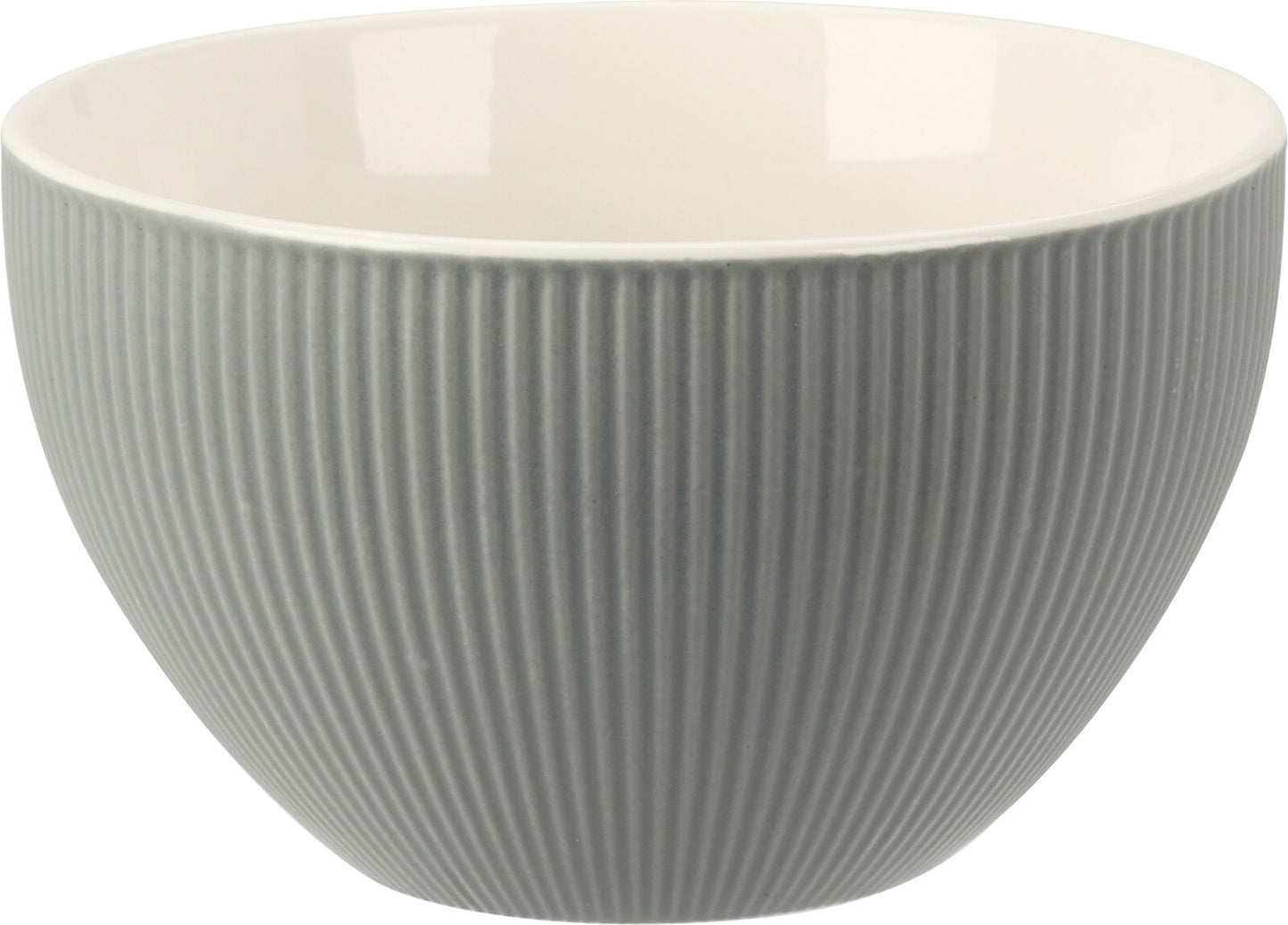 קערית מרק פורצלן 12.5 סמ פסים Grey