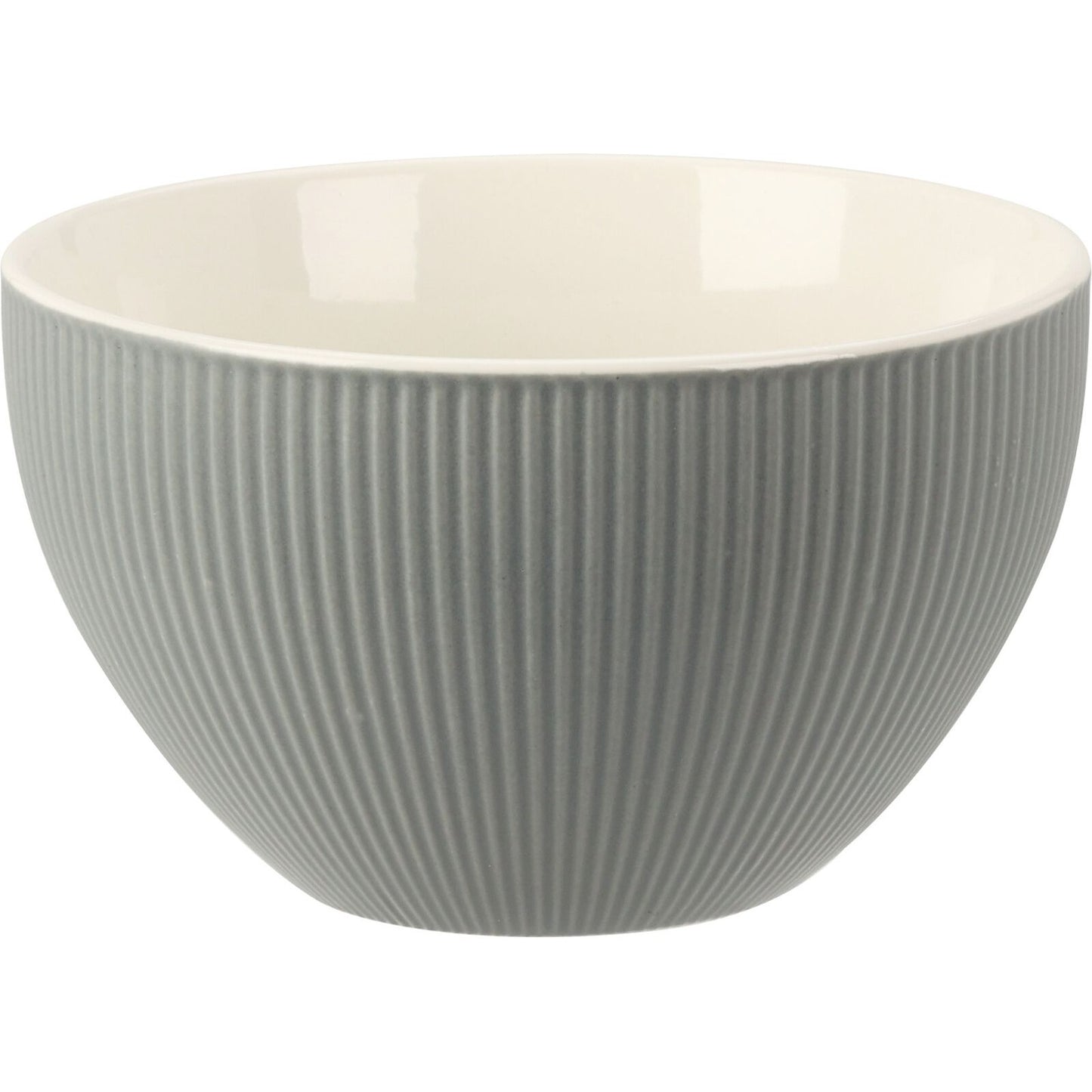 קערית מרק פורצלן 12.5 סמ פסים Grey