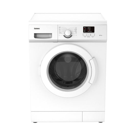 מכונת כביסה 6 ק"ג לבן דגם GL6-WMA7W של GALANZ