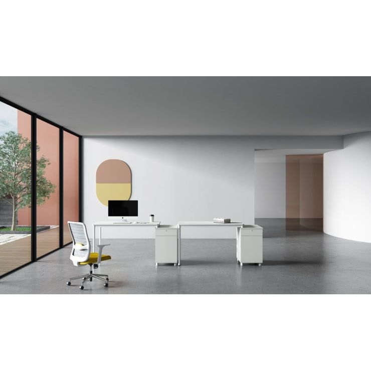 שולחן כתיבה עם ארונית תומכת מבית Keisar