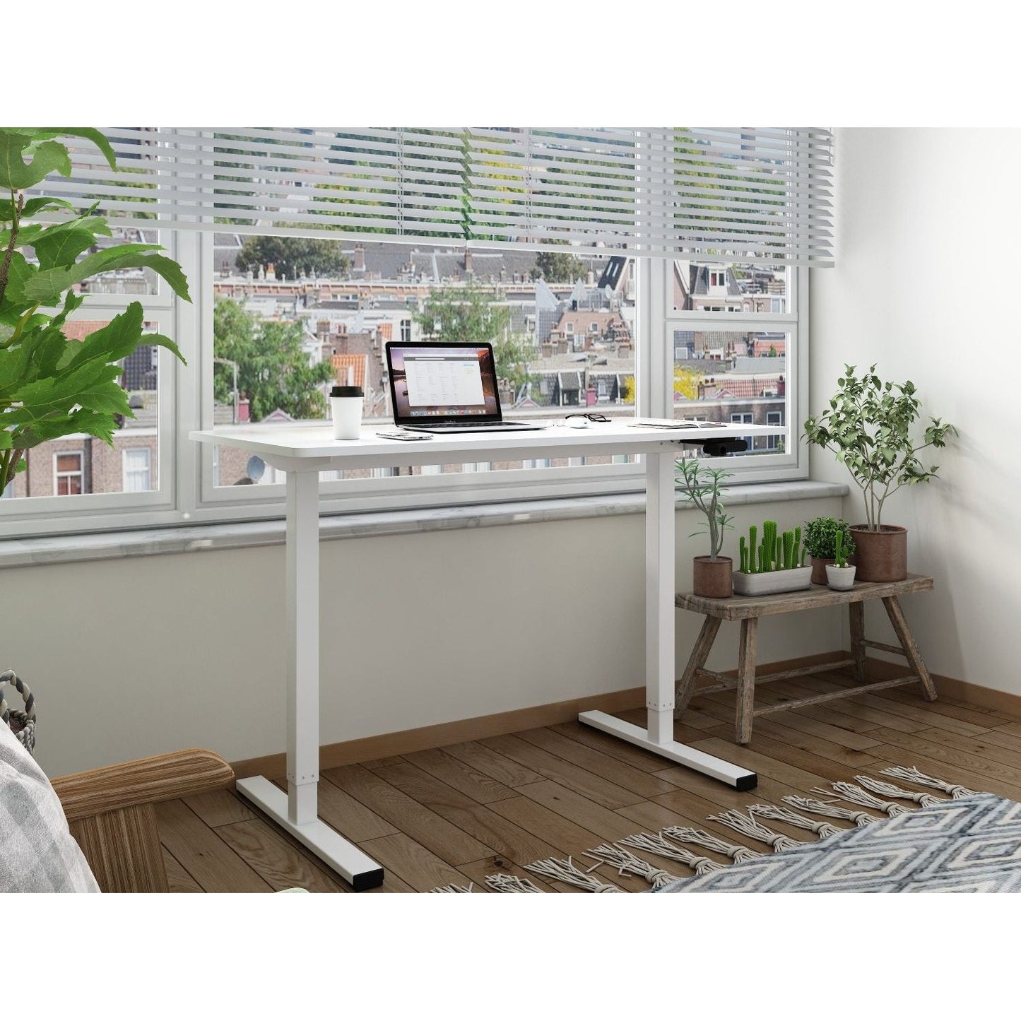 שולחן מתכוונן ידני לעמידה וישיבה Keisar קיסר