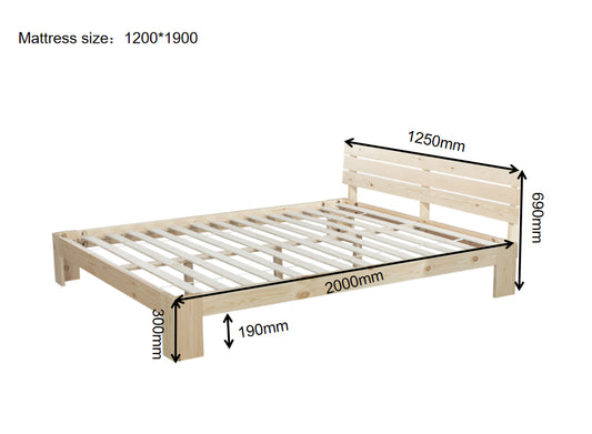 מיטה וחצי סילו טבעי 120*190