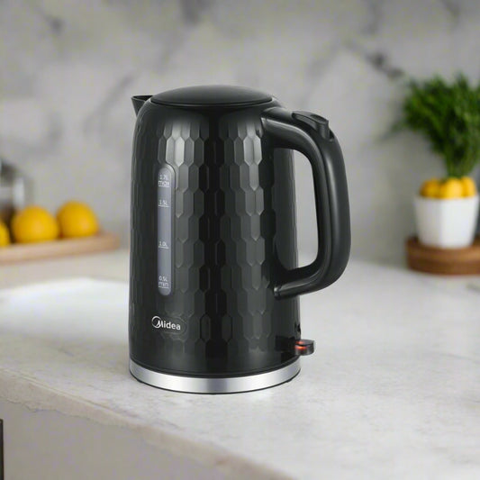 קומקום 1.7 ליטר שחור דגם MK-17D19A2 של מידאה