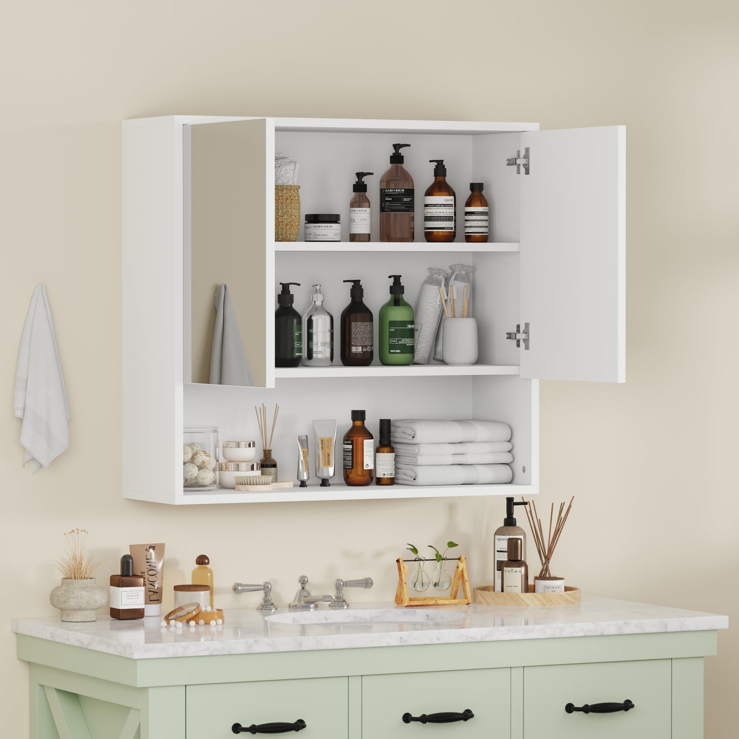 ארון איסלנד תלוי 2 מדפים