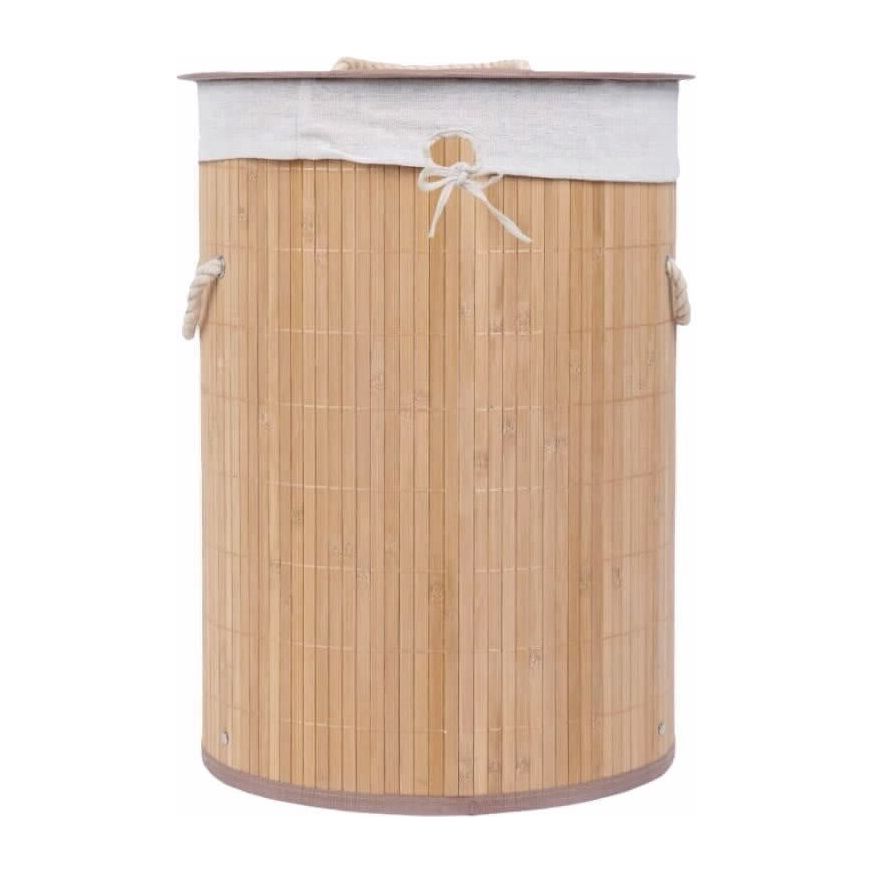 סל כביסה במבוק עגול