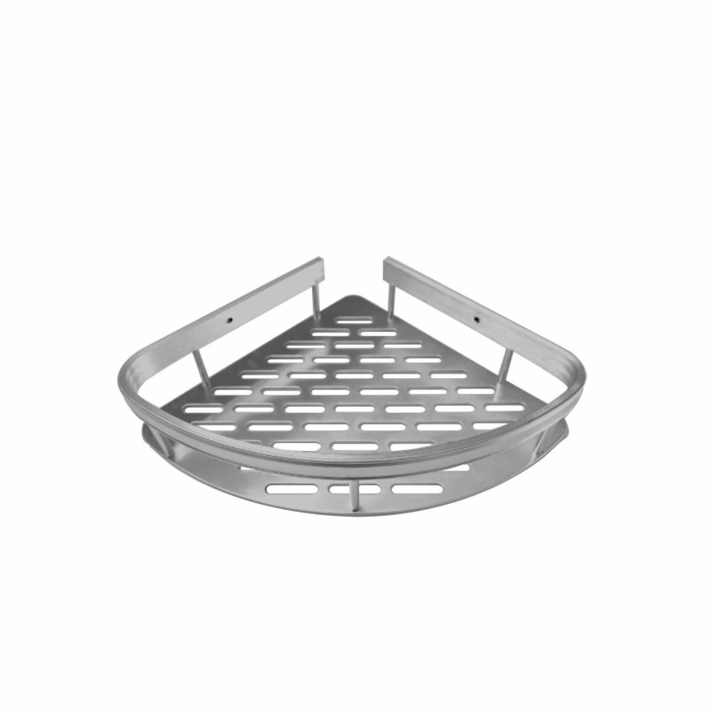 מדף רשת אלומיניום פינתי אפור בהדבקה