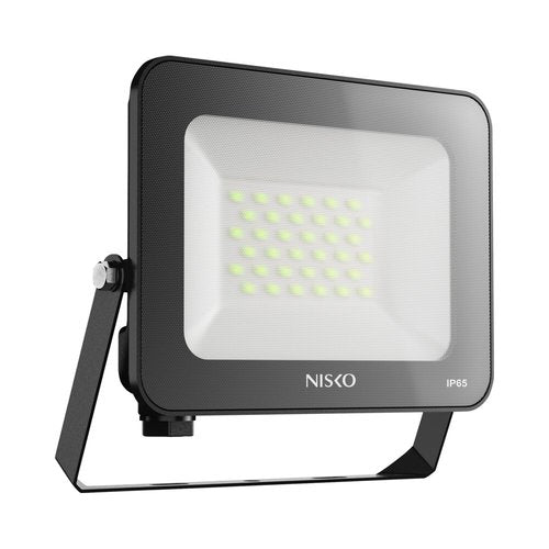 פנס הצפה שחור COLOR EAGLE 30W IP65 אור ירוק