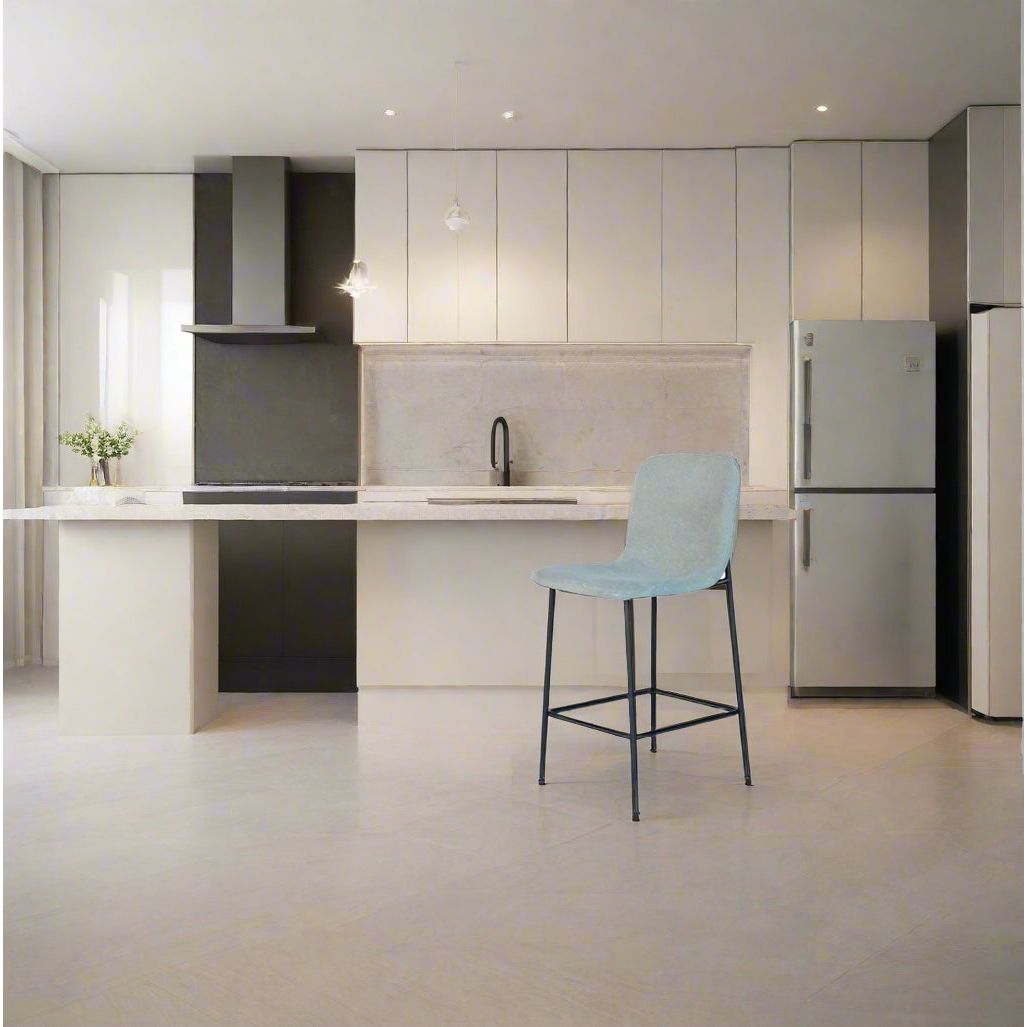 כסא בר דייזי אפור