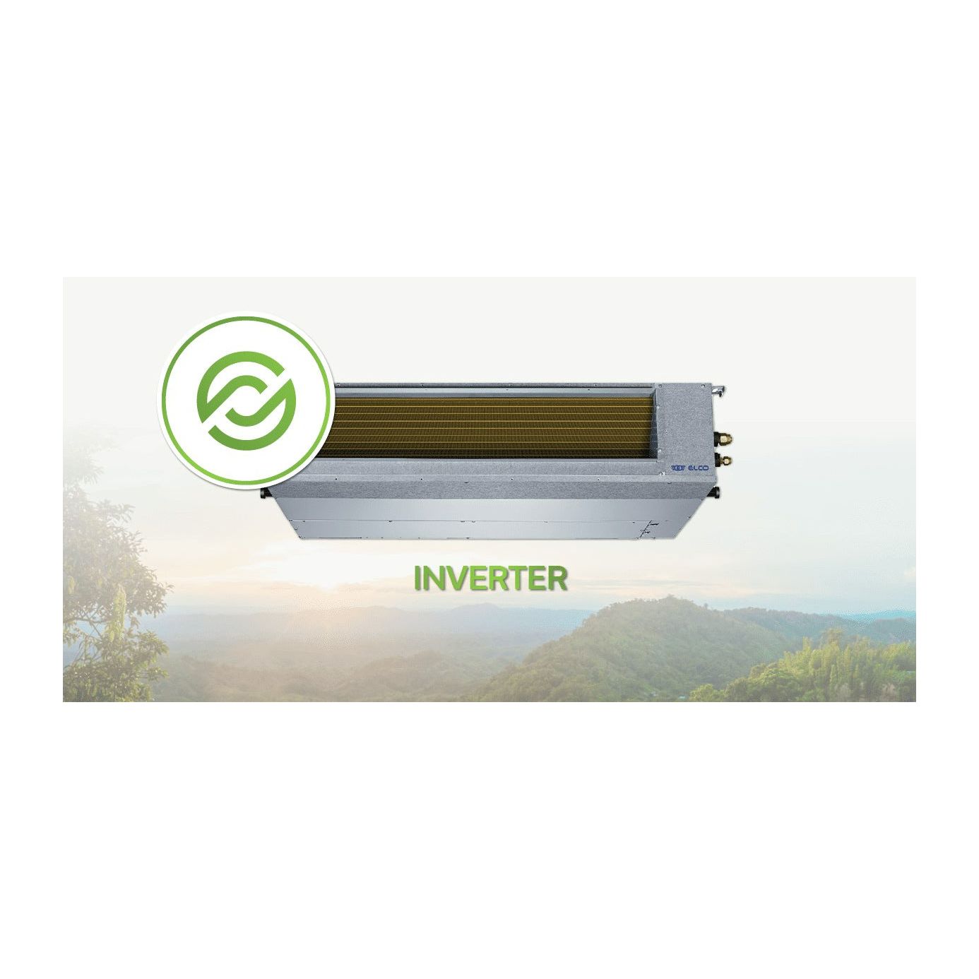 מזגן מיני מרכזי אלקו ELCO SLIM A SQ INVERTER 50T