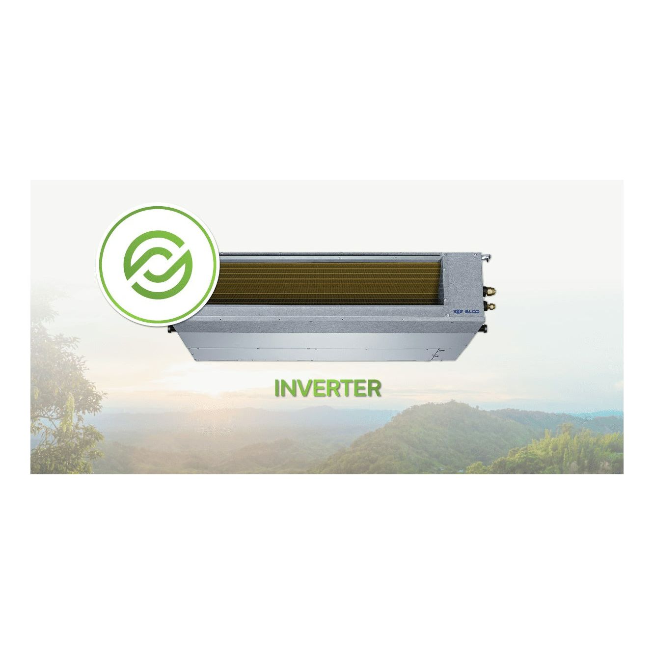 מזגן מיני מרכזי אלקו ELCO SLIM A SQ INVERTER 60T