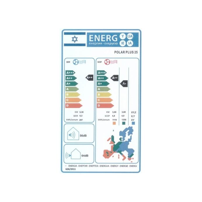 מזגן עילי אופיט AUFIT POLAR PLUS Inverter 25