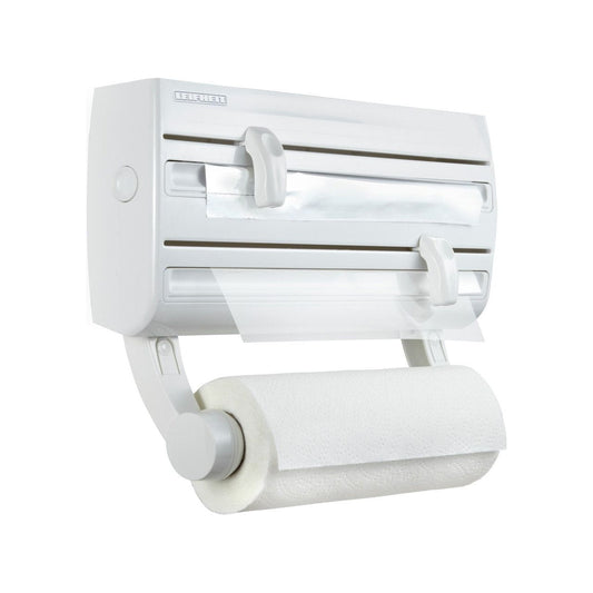 דיספנסר למטבח מתקן משולב לגלילים בצבע לבן