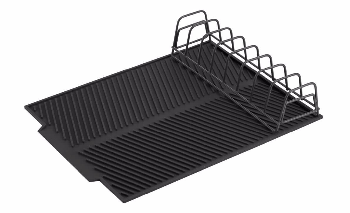 משטח ייבוש כלים סליקון + מעמד 33*43 סמ