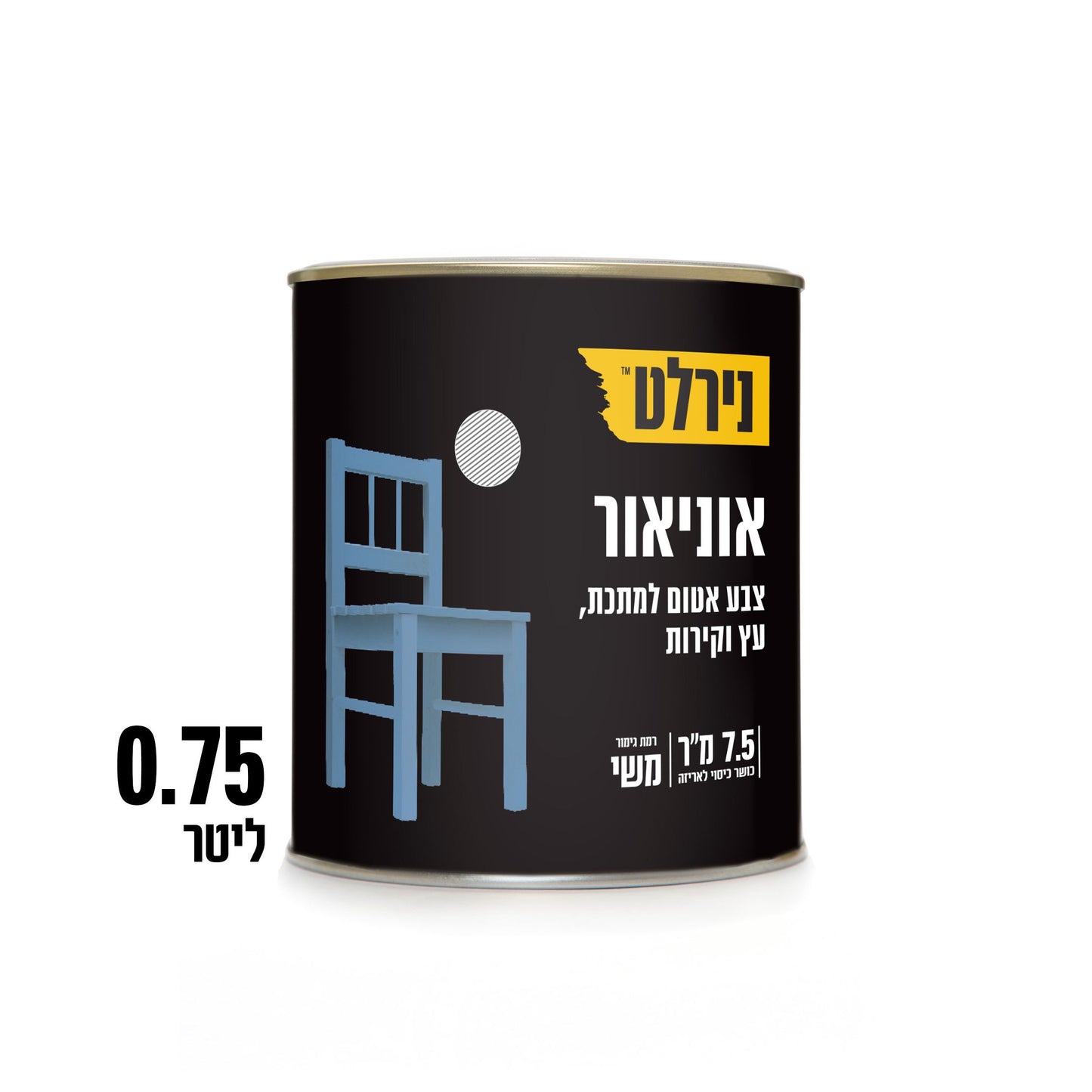 צבע אוניאור שחור 75.0 ליטר