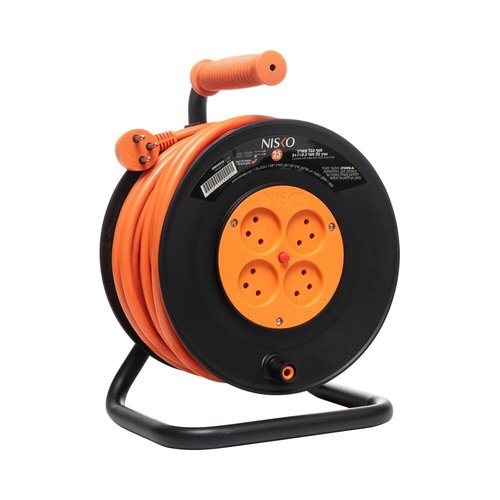 תוף כוח מקצועי כבל מאריך 25 מ' - 3X2.5MM²