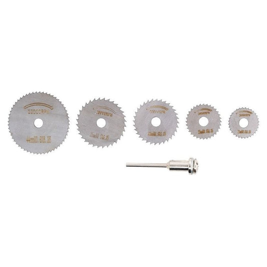 להבי משור עגולים עם חיבור עגול למברגה 5 יח'