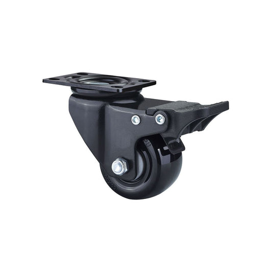 גלגל פסנתר 2" + מעצור שחור (844)