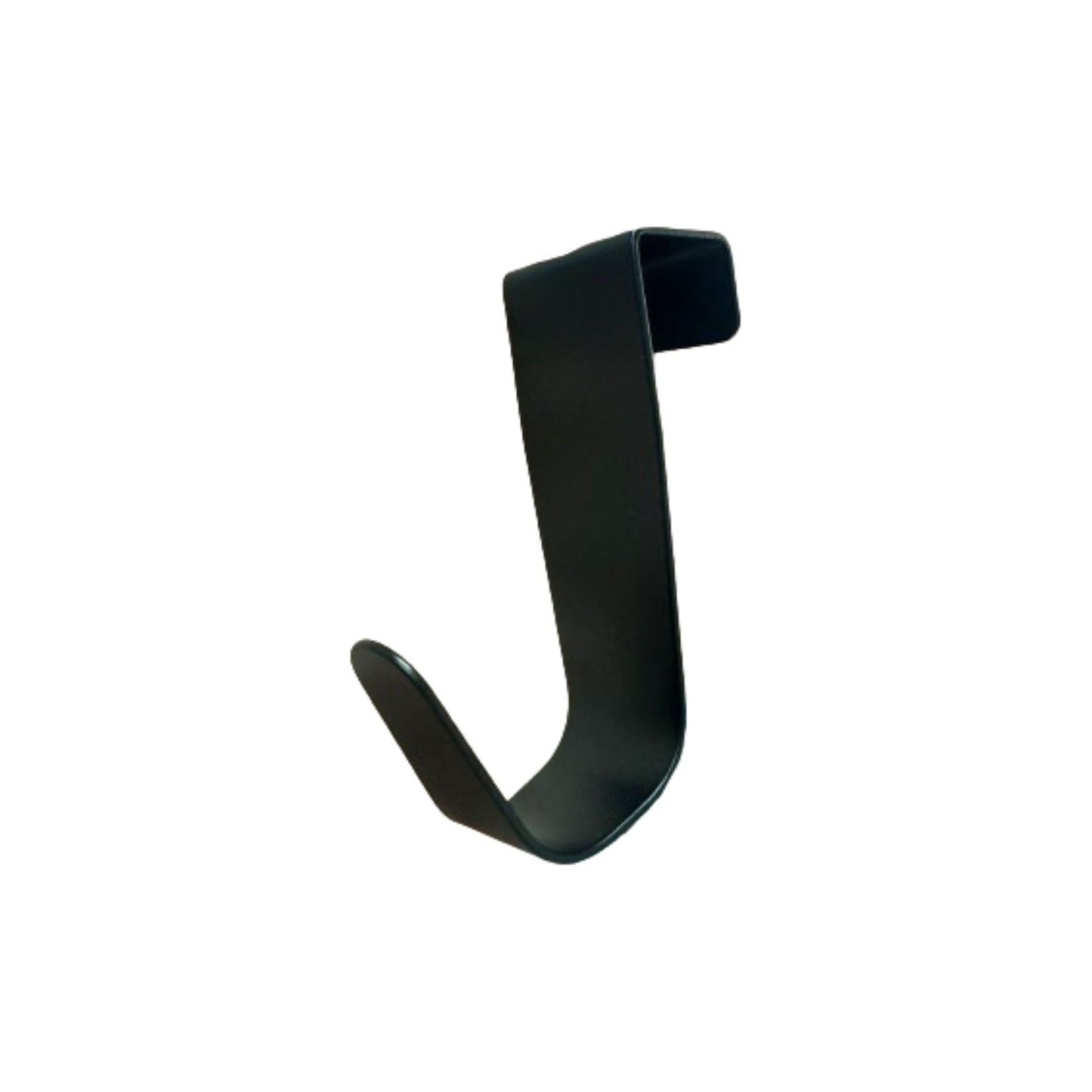 קולב על דלת נירוסטה שחור מט יחיד (2 יח' בליסטר)