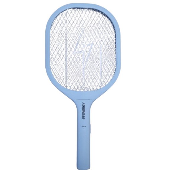 מחבט יתושים 3000V על סוללות AA תכלת דגם SX-06 של SYENERGY
