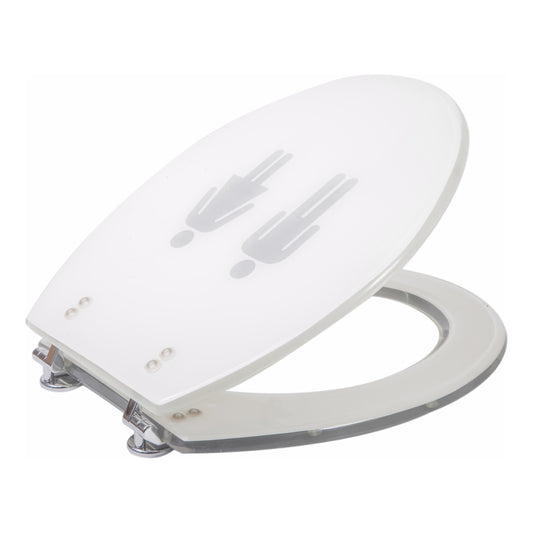 מושב אסלה אקרילי אישה וגבר