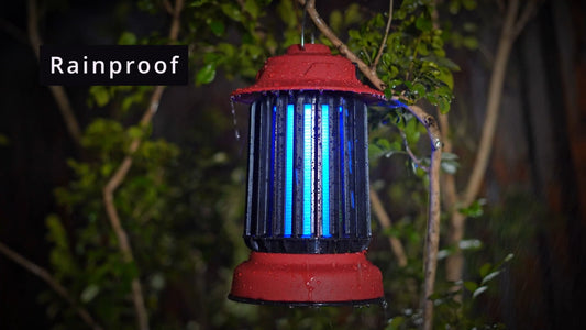 קטלן חרקים להבה מוגן גשם עם ניקוי עצמי דגם 6513 של SYENERGY