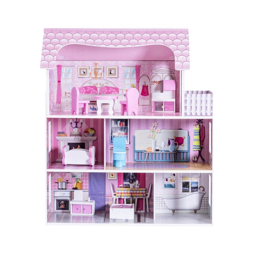 בית בובות קלאסי לילדים דגם אריאה