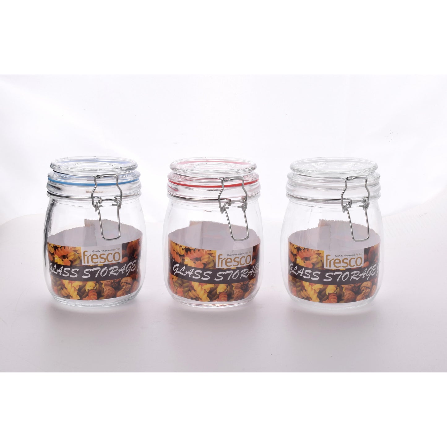 צנצנת הרמטית עם קליפס 1000 מ"ל