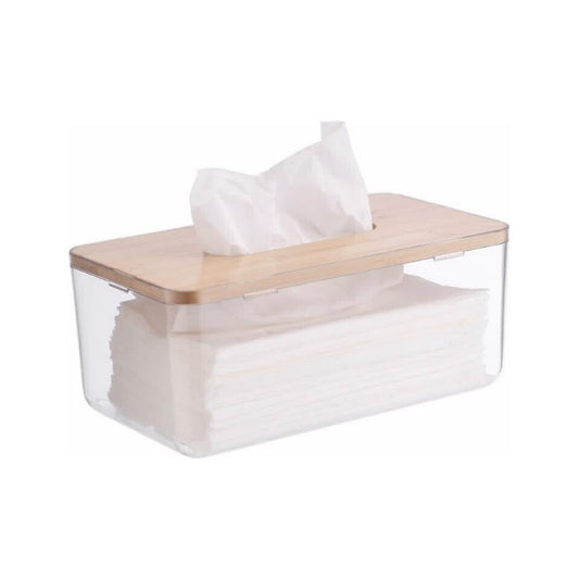 קופסאת טישו שקופה
