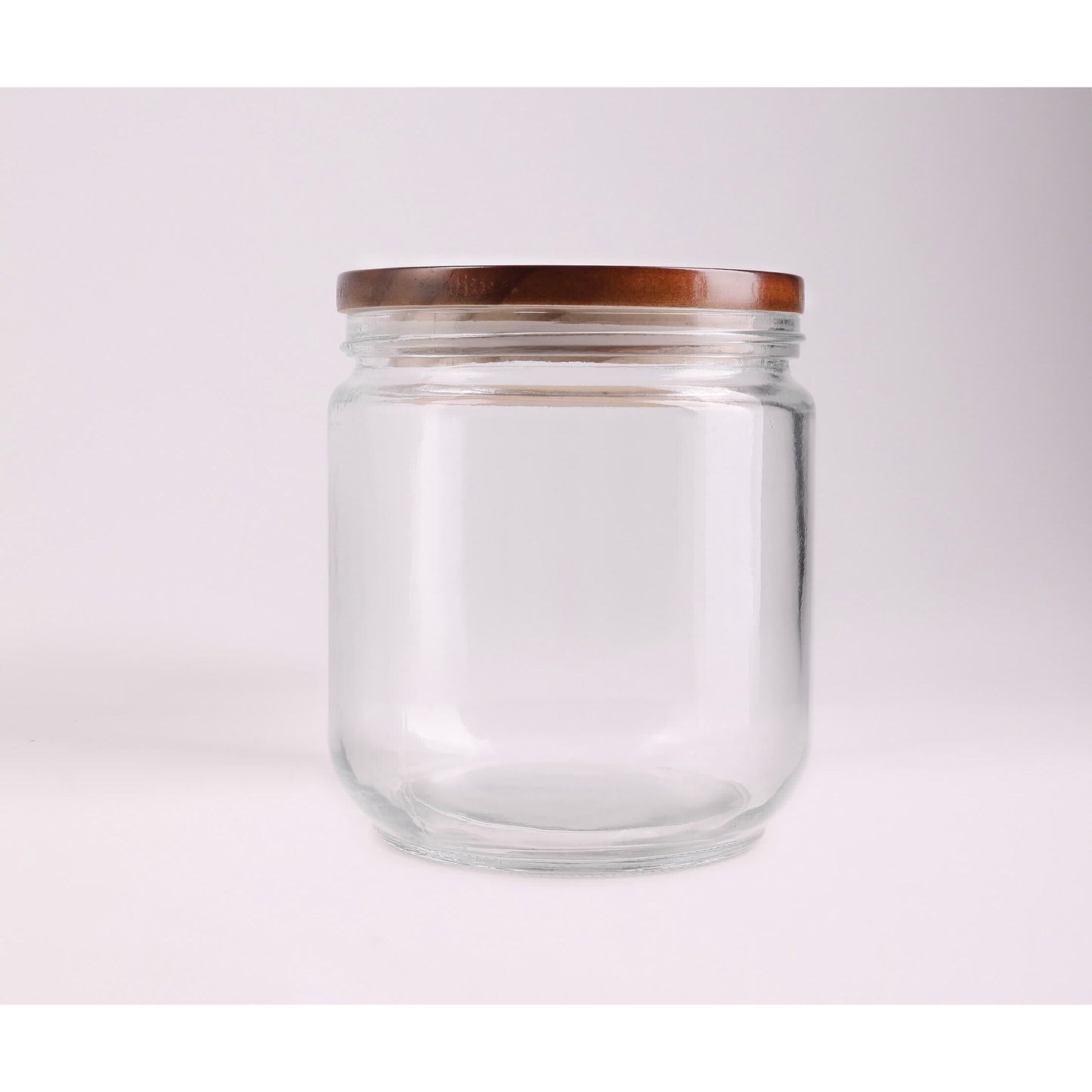 צנצנת זכוכית מכסה במבוק 700 מ"ל Mary