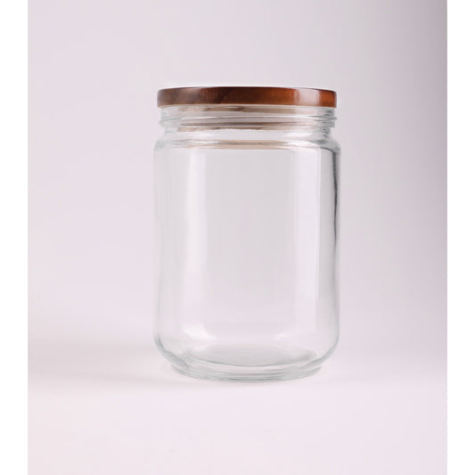 צנצנת זכוכית מכסה במבוק 1500 מ"ל Mary