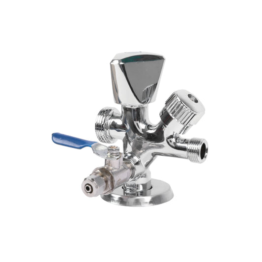 ברז טע+יציאה למכשיר מים