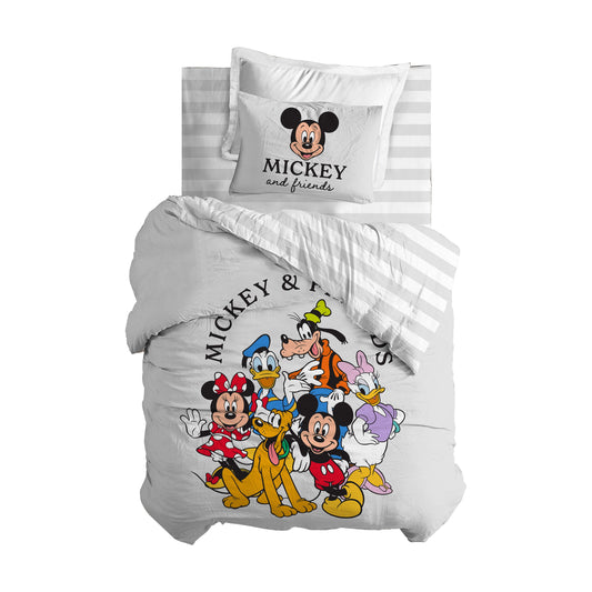 סט מיטת יחיד 90/200 ס"מ מיקי והחבורה