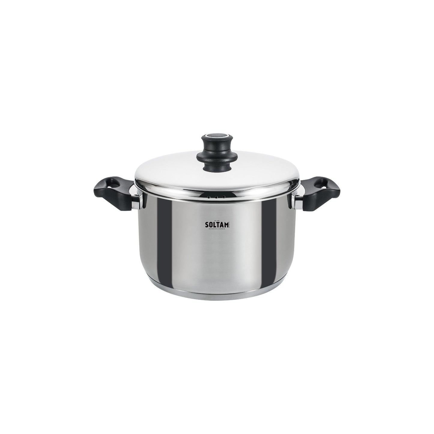 סיר נירוסטה 11*18 סמ 2.5 ליטר מכסה נירוסטה Alon