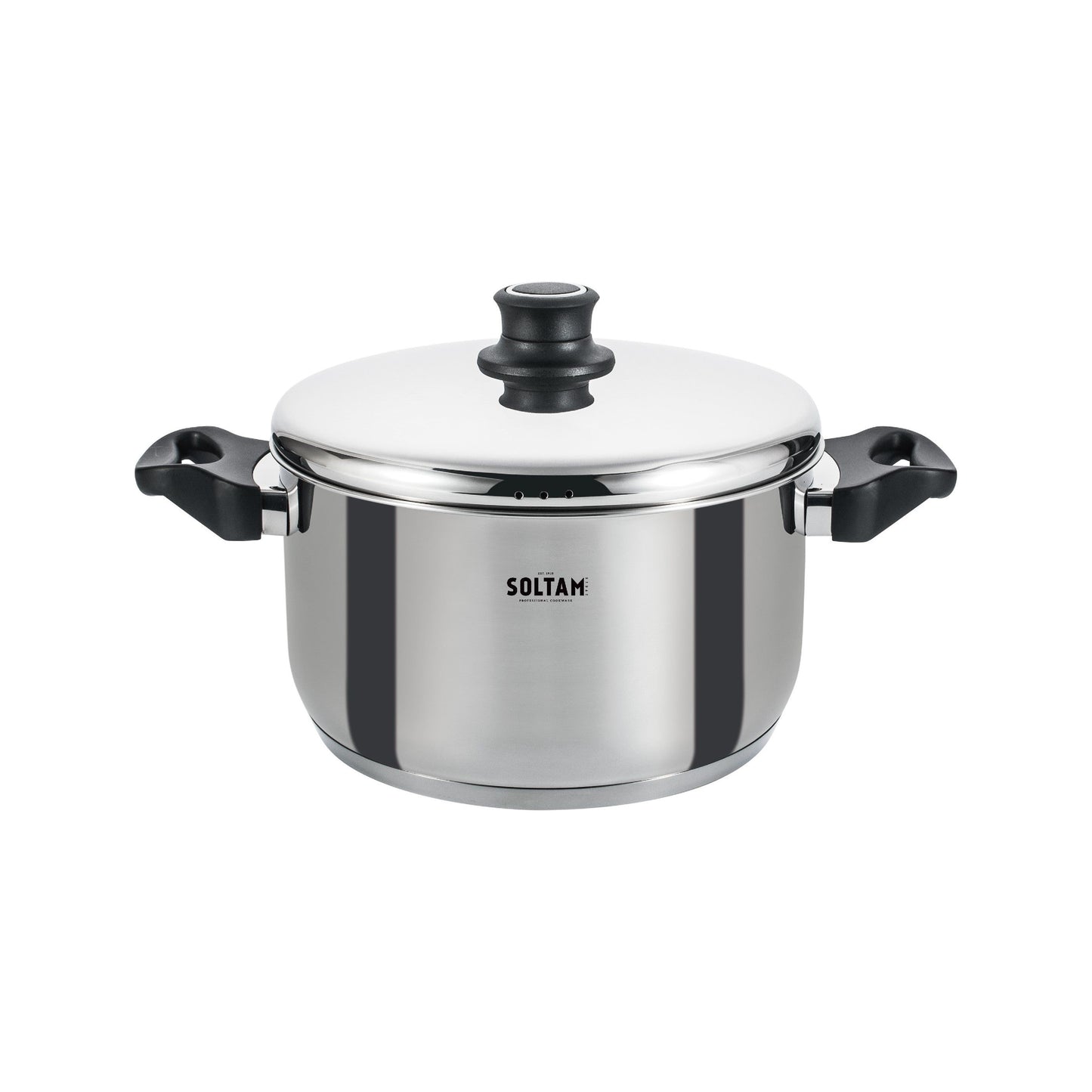 סיר נירוסטה 11*24 סמ 4.5 ליטר מכסה נירוסטה Alon