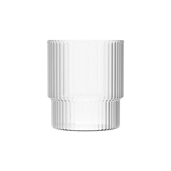 כוס זכוכית 350 מל שקופה Colored SW