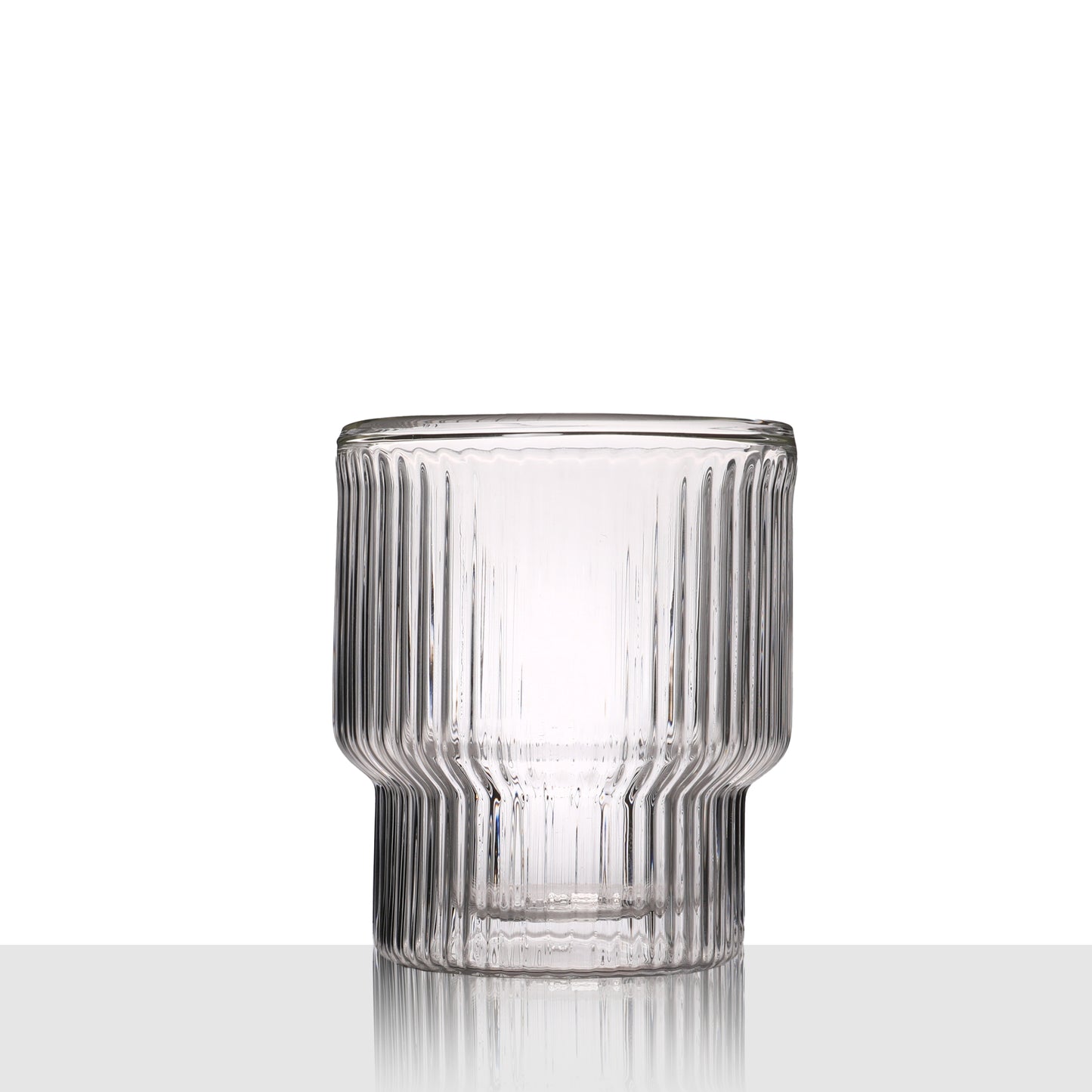 כוס זכוכית 250 מל שקוף Double Wall