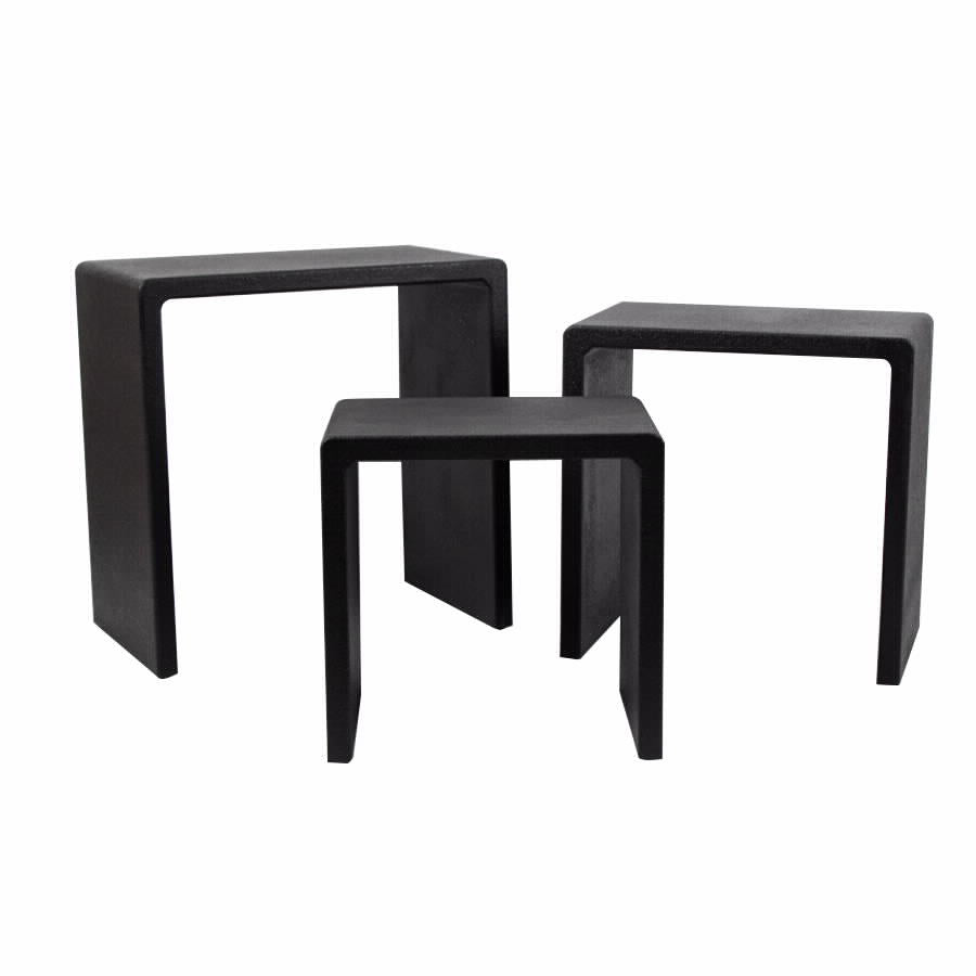 מעמד מלבני גדול שחור