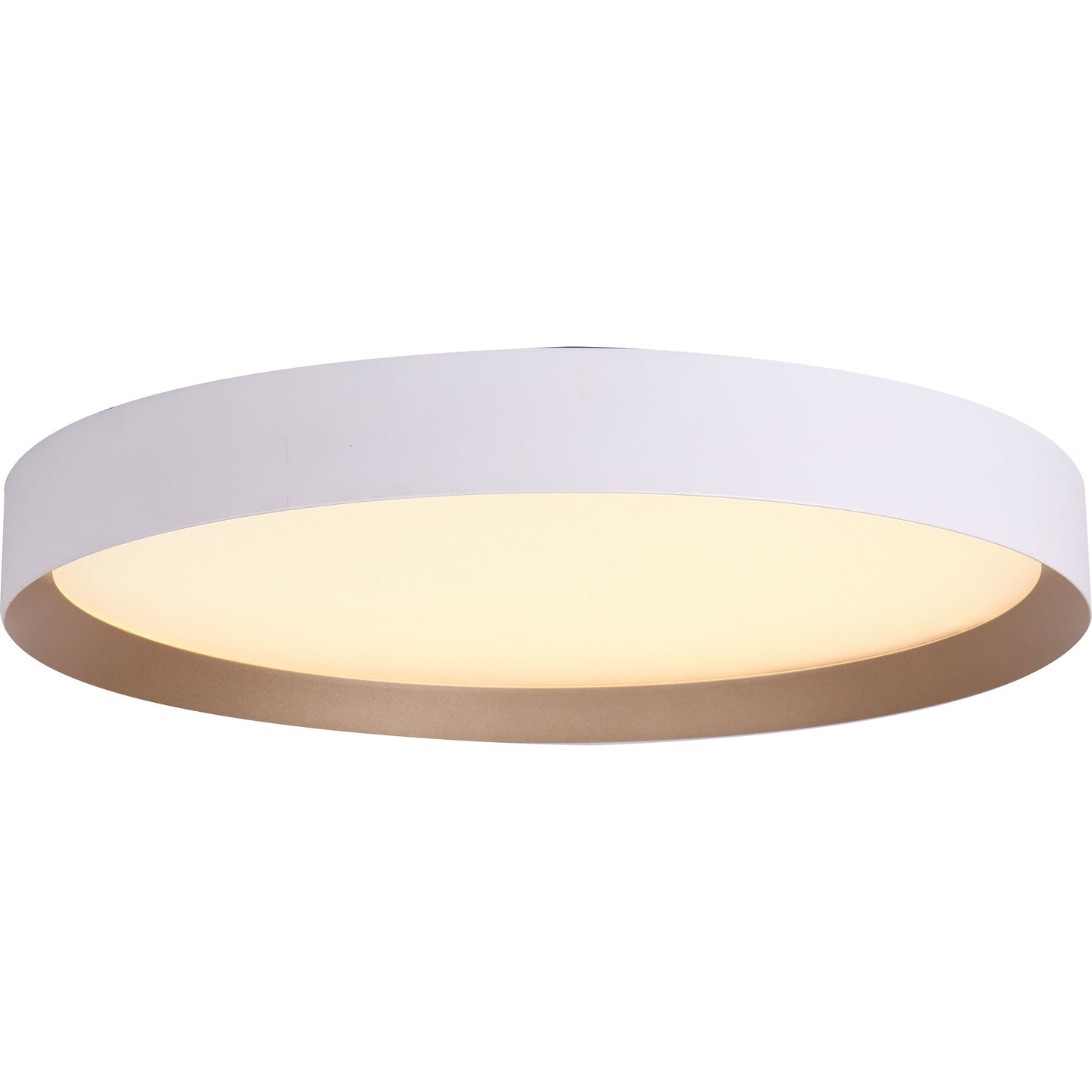 גוף תאורה צמוד תקרה לבן+זהב MAYA 60W 60CM 3CCT