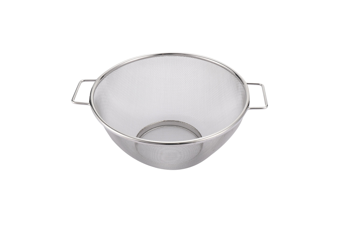 מסננת עגולה ידיות 20 סמ רשת נירוסטה