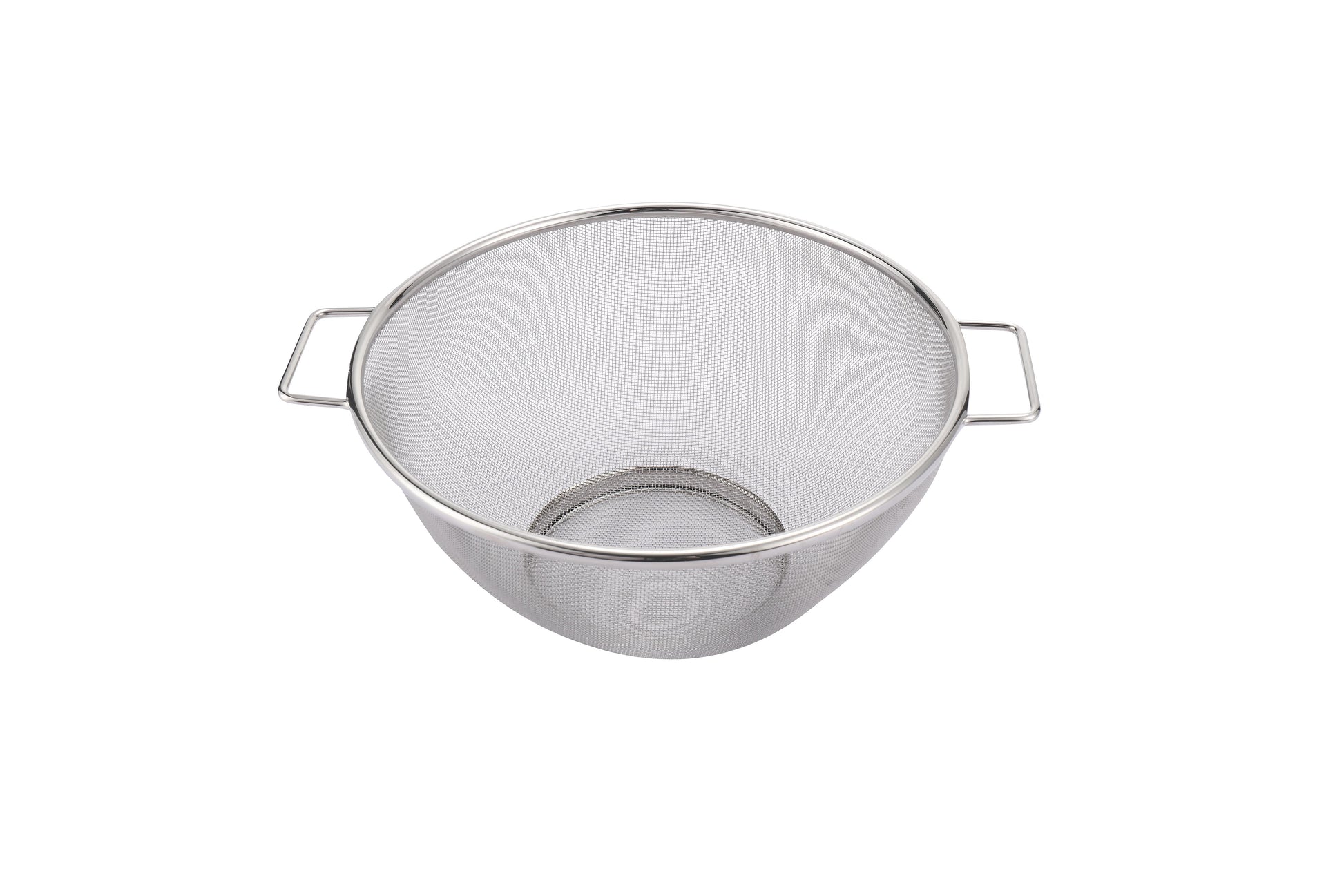 מסננת עגולה ידיות 20 סמ רשת נירוסטה