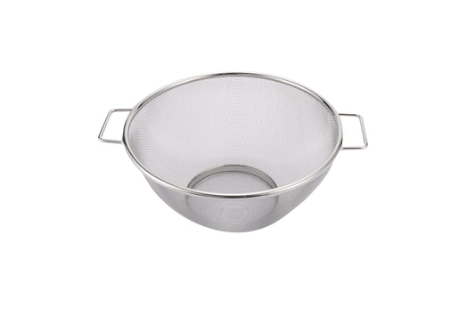 מסננת עגולה ידיות 20 סמ רשת נירוסטה