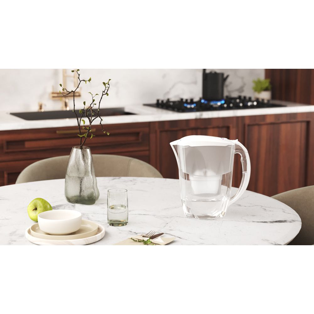 קנקן גספר לבן 2.8 ליטר כולל 3 סננים