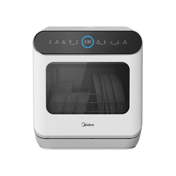 מדיח כלים מיני לבן דגם WQP4-W2605 של MIDEA