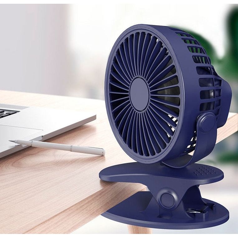 מאוורר נייד נטען ועוצמתי Air typoon clips