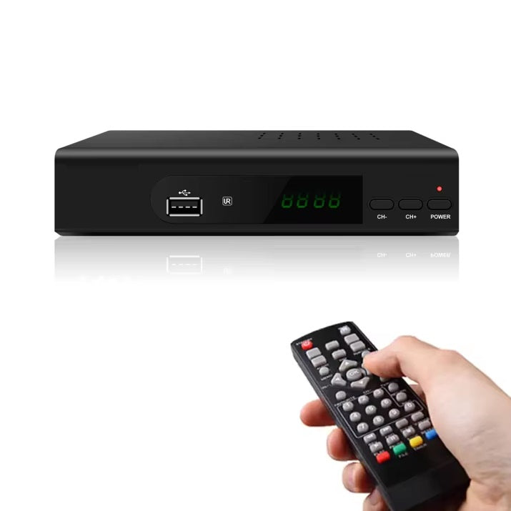 ממיר עידן + פלוס לצפייה חינם בערוצים פתוחים אופציה ל WIFI חיבור USB שלט MPEG4 ואנטנה