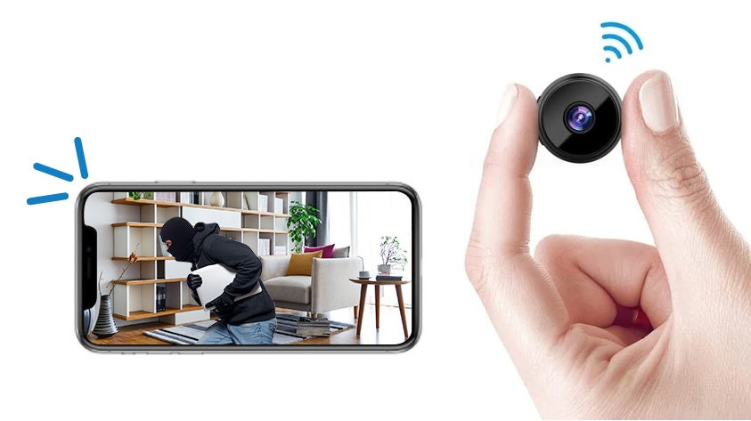 מצלמה אלחוטית זעירה FULL HD 1080 מיועדת לאבטחה של הבית או העסק
